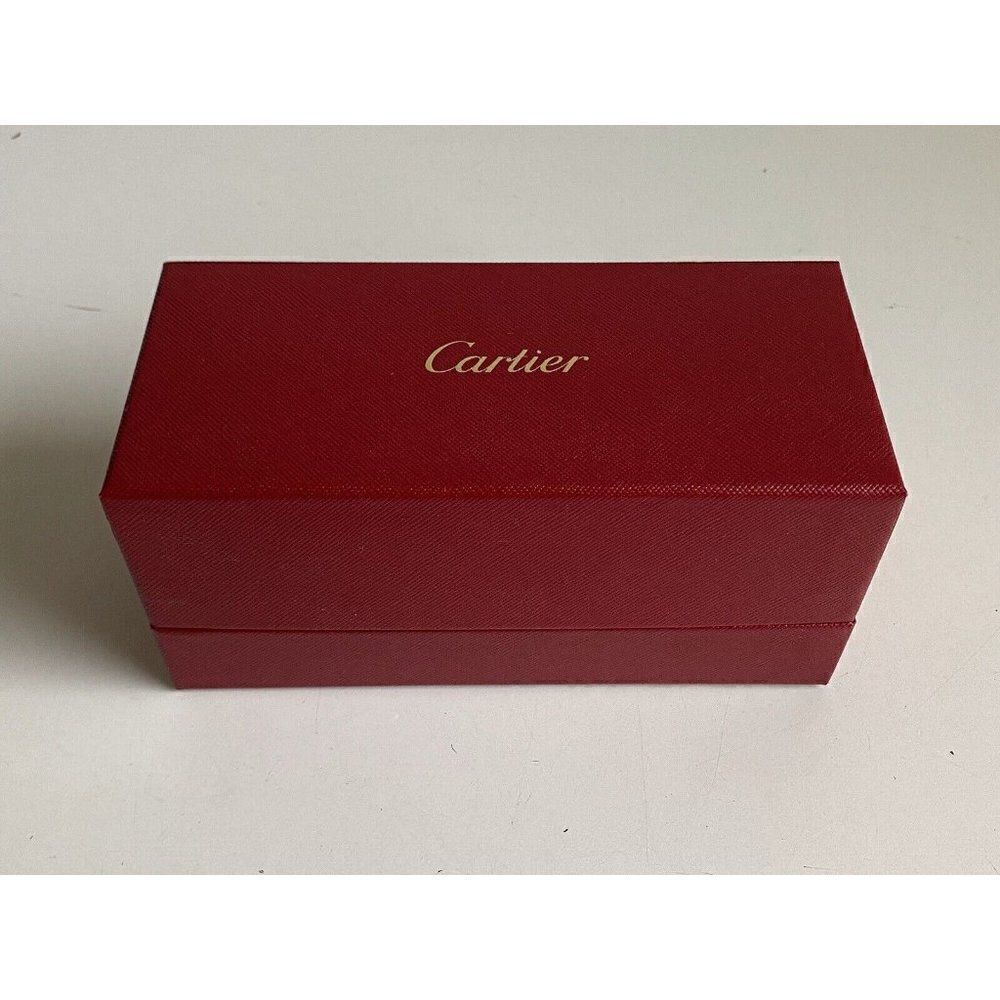 ONLY BOX Cartier Glasses Sunglasses Storage Box Case Holder Red CHECK PICTURES